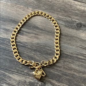 Juicy Gold J Necklace